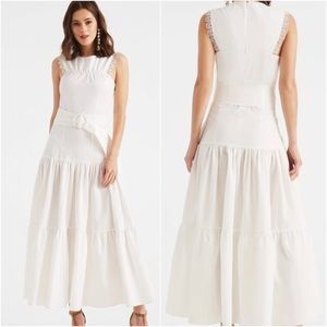 {Sachin & Babi} Mira Sonora Twill Belted Midi Dress, Size 8